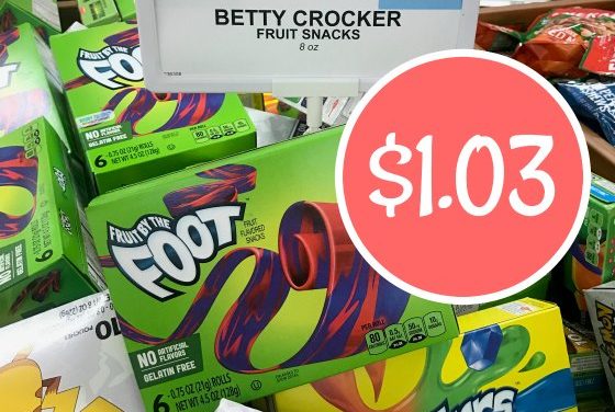 New Betty Crocker Fruit Snacks Coupon – As Low As $1.03 Per Box In The Upcoming Publix Ad