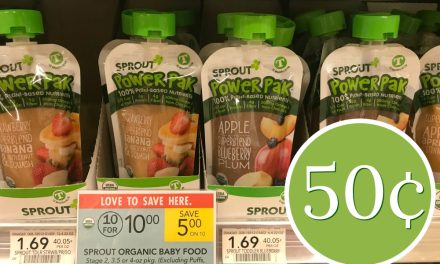 Sprout Baby Food Pouches Just 50¢ Each At Publix