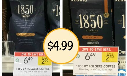 Big 1850 by Folgers Coupon Means A Fantastic Deal At Publix – Just $4.99 For Bags Or K-Cups!