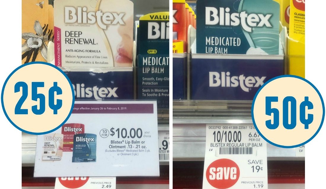 Blistex Lip Balm As Low As 25¢ At Publix