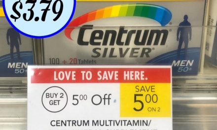 Centrum Vitamins As Low As $3.79 At Publix (Reg Price $11.29)
