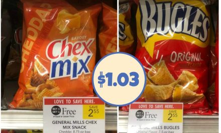 Chex Mix, Bugles Or Gardetto Snacks Just $1.03 Per Bag At Publix