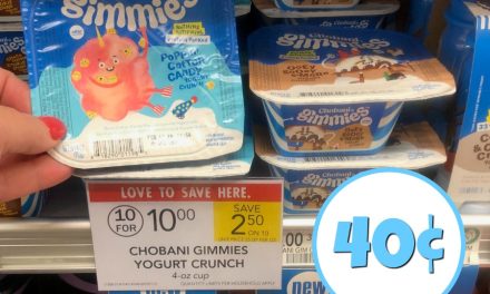 Chobani Gimmies Just 40¢ At Publix