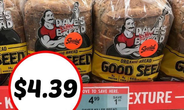 Save On Dave’s Killer Bread  At Publix