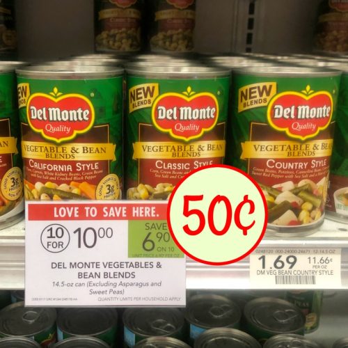 Del Monte Vegetables &amp; Bean Blends Just 50¢ At Publix | iHeartPublix