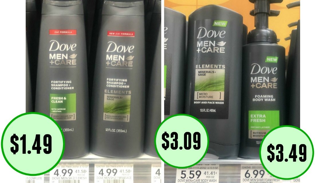 Dove Men+Care Deals at Publix – As Low As $1.49