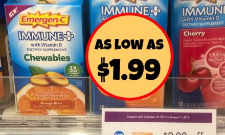 Emergen-C Immune+ Chewables As Low As $1.99 At Publix
