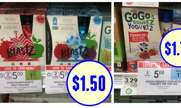 GoGo Squeez Products As Low As $1.35 At Publix