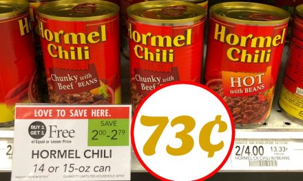 Hormel Chili As Low As 73¢ Per Can At Publix