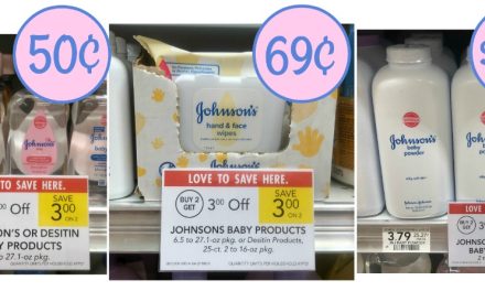 Johnson’s Baby Products As Low As 50¢ At Publix!