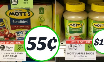 Mott’s Deals At Publix – Juice Just 55¢