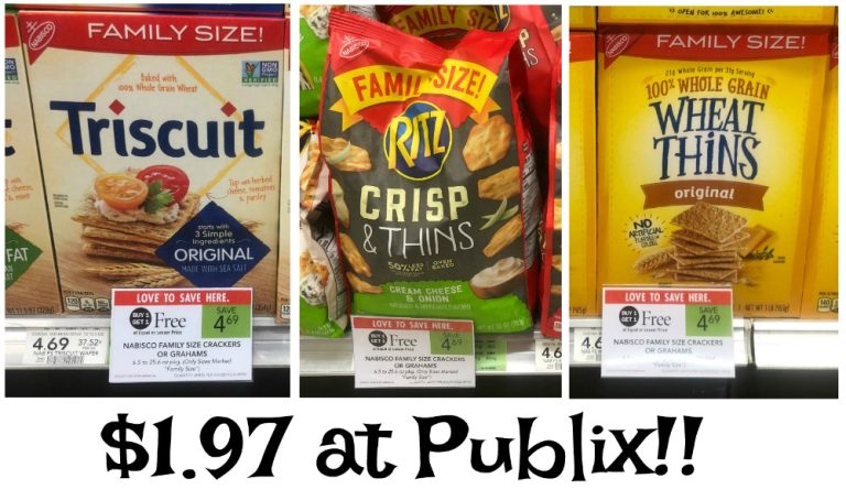Nabisco Family Size Crackers Just $1.97 At Publix | iHeartPublix
