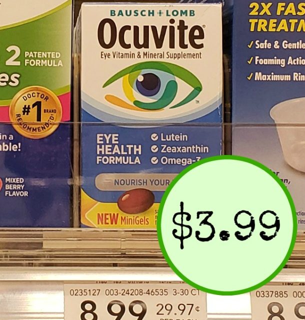 New Ocuvite Coupon To Print – Supplements Just $3.99 At Publix (Less Than Half Price)