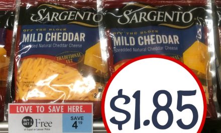 Sargento Shredded Cheese Just $1.85 Per Bag With The New Coupon!
