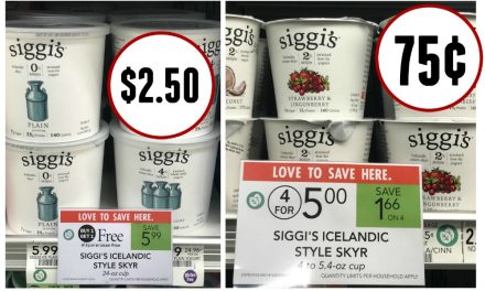 Siggi’s Icelandic Style Skyr Yogurt Deals At Publix