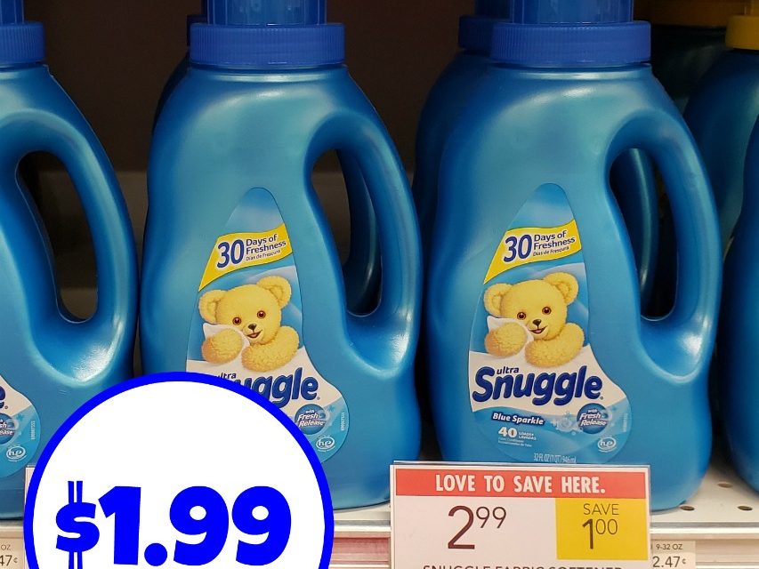 Snuggle Fabric Softener – Just $1.99 At Publix