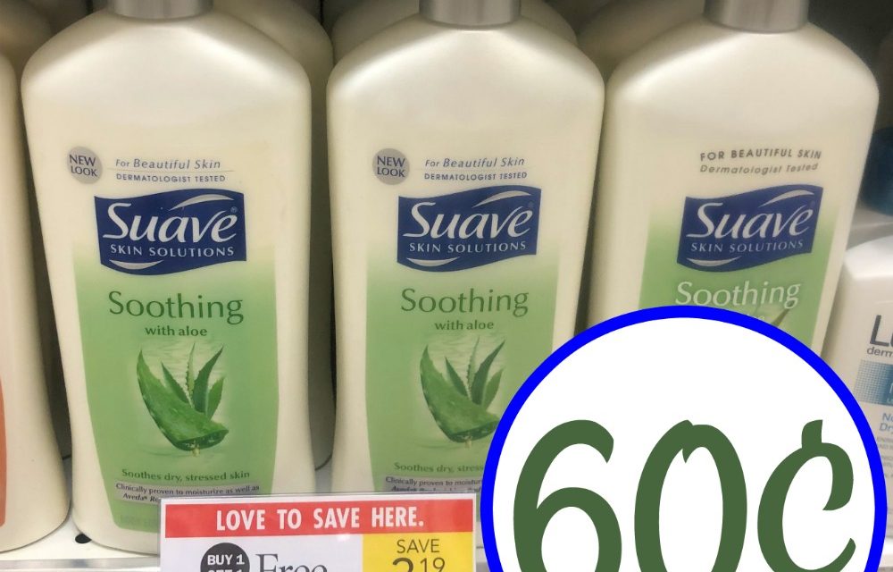 Suave Body Lotion Just 60¢ Per Bottle At Publix With The New Coupon