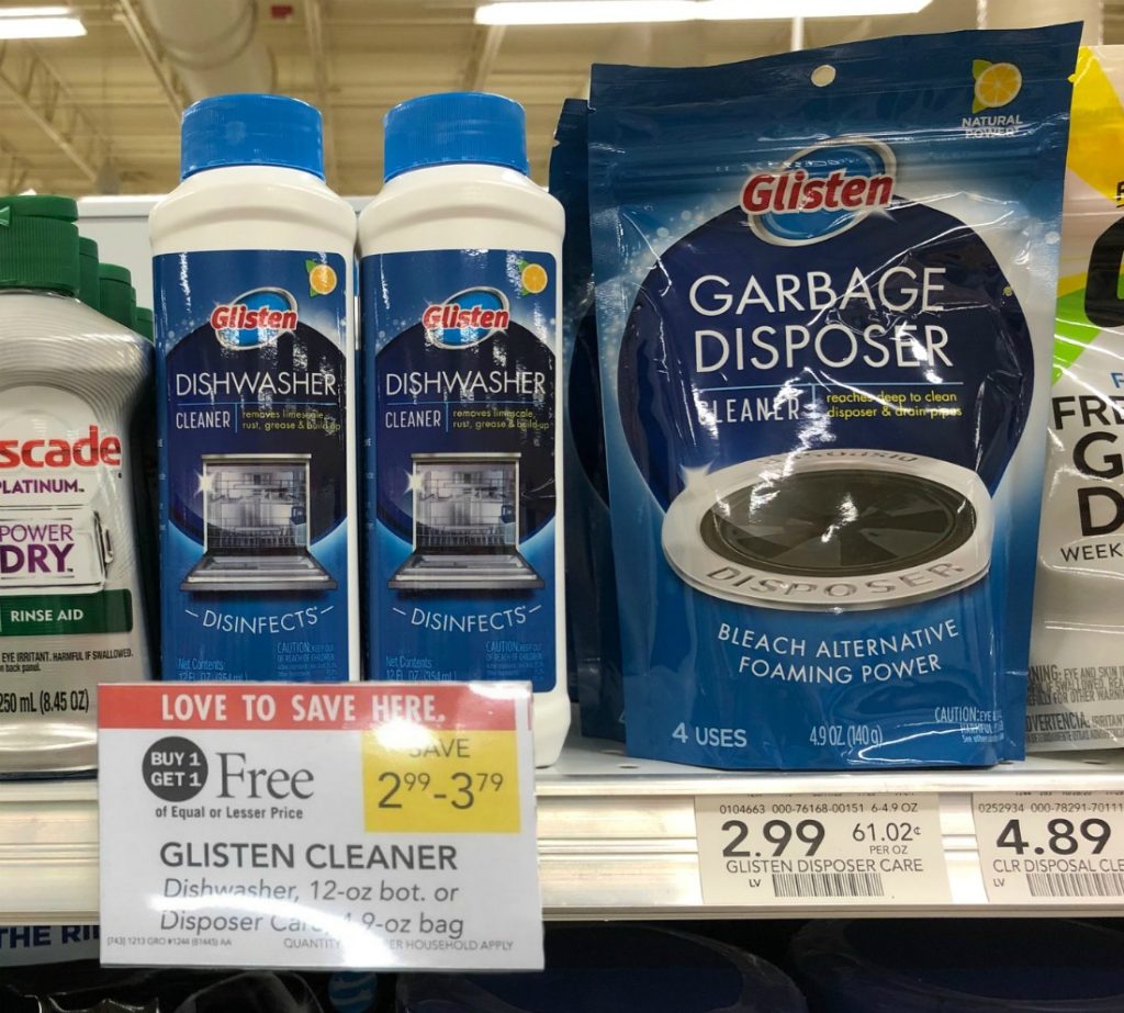 Glisten Disposer Care Foaming Cleaner Just 75¢ At Publix (Plus 1.15