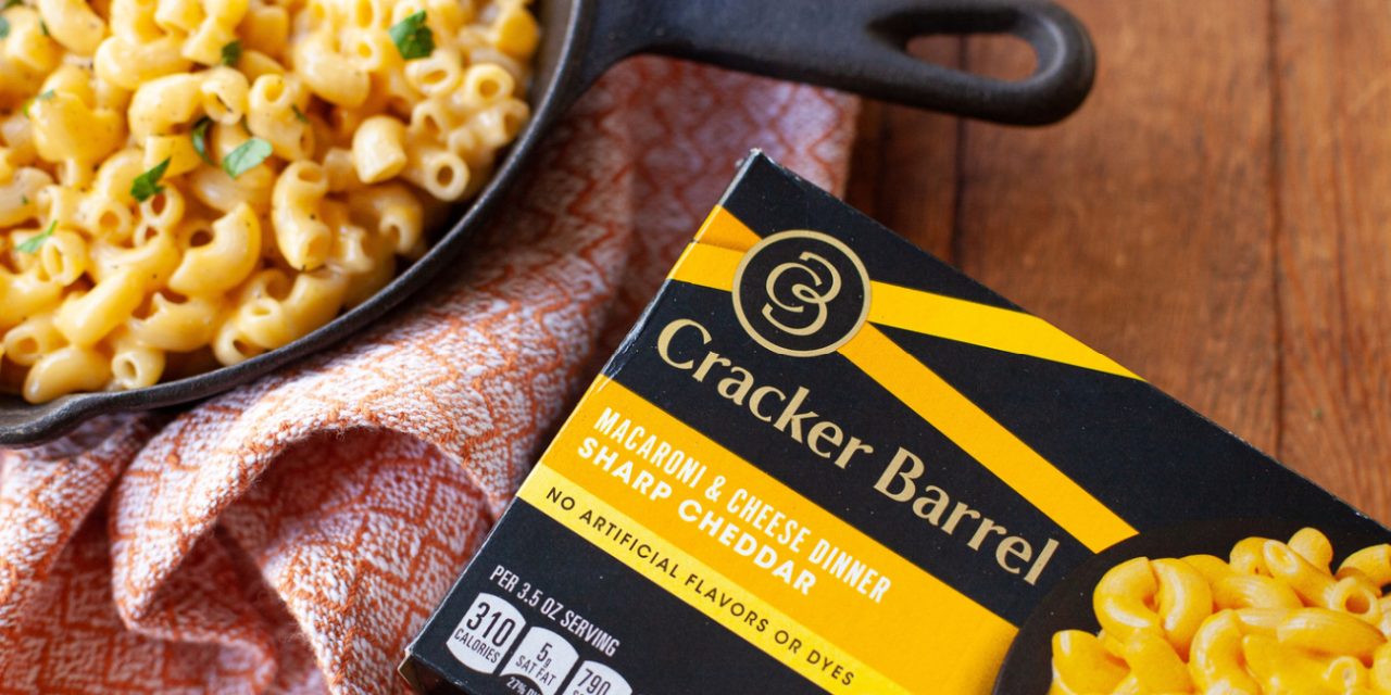 Cracker Barrel Mac & Cheese Just $1.50 At Publix (Regular Price $4.49)