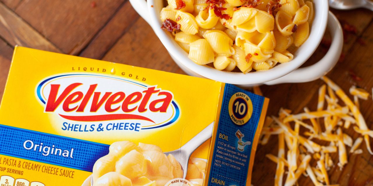 Velveeta Shells & Cheese As Low As 54¢ At Publix