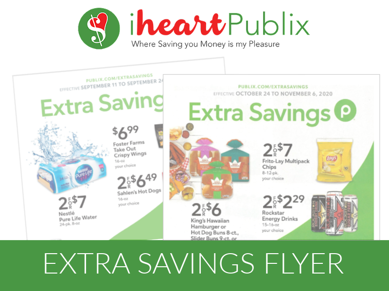 Publix Extra Savings Flyer Valid 11/6 to 11/19