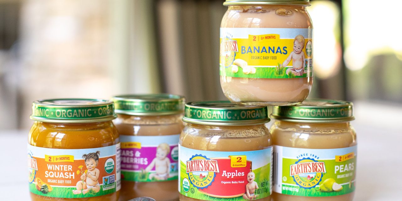 Earth’s Best Organic Baby Food As Low As 67¢ Per Jar At Publix