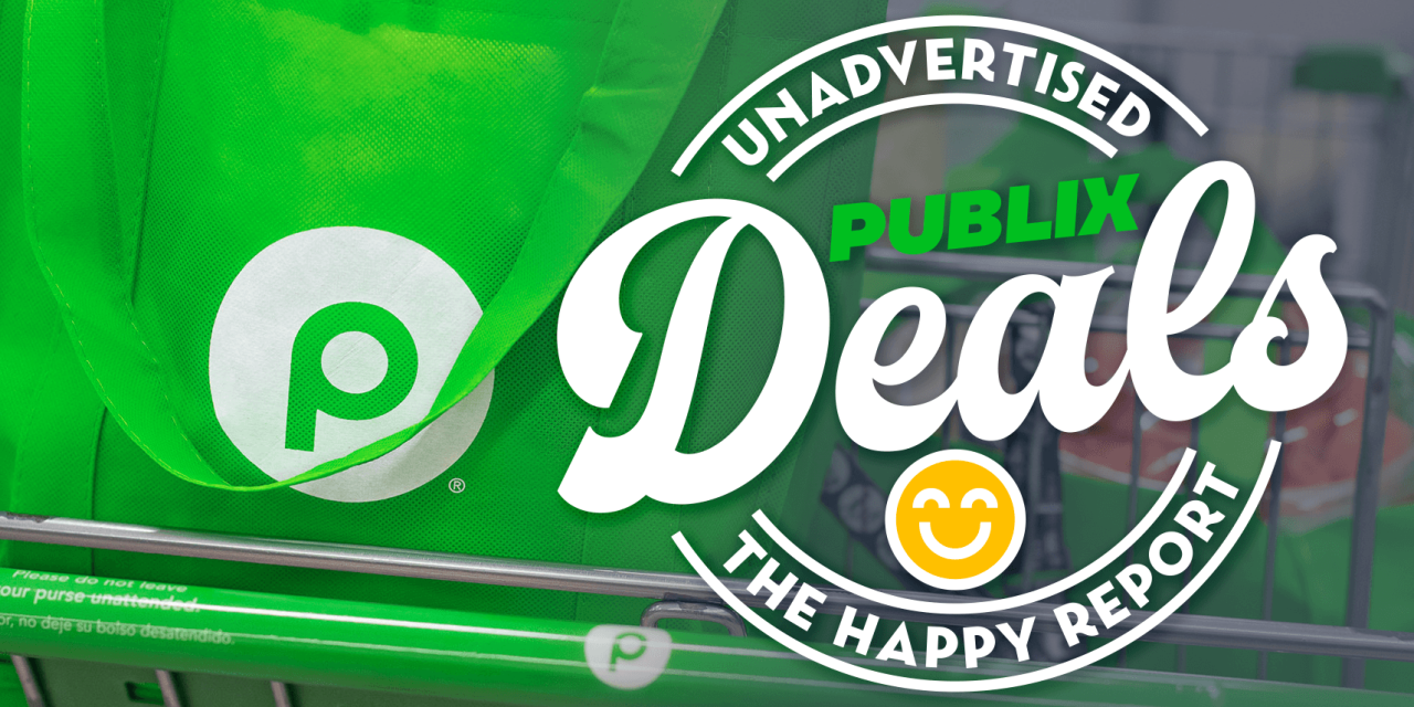 Unadvertised Publix Deals 12/15 – The Happy Report