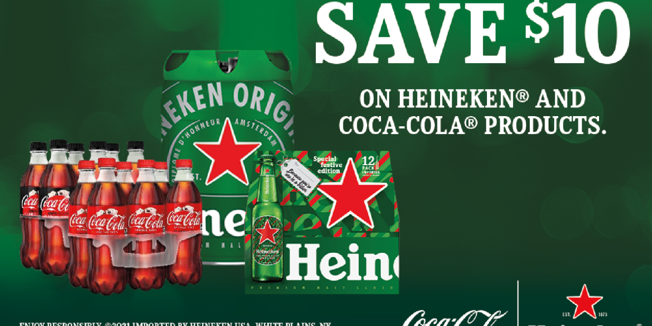 Save $10 With A Holiday Beverage Purchase From Heineken & Coca-Cola (Florida Folks Only)