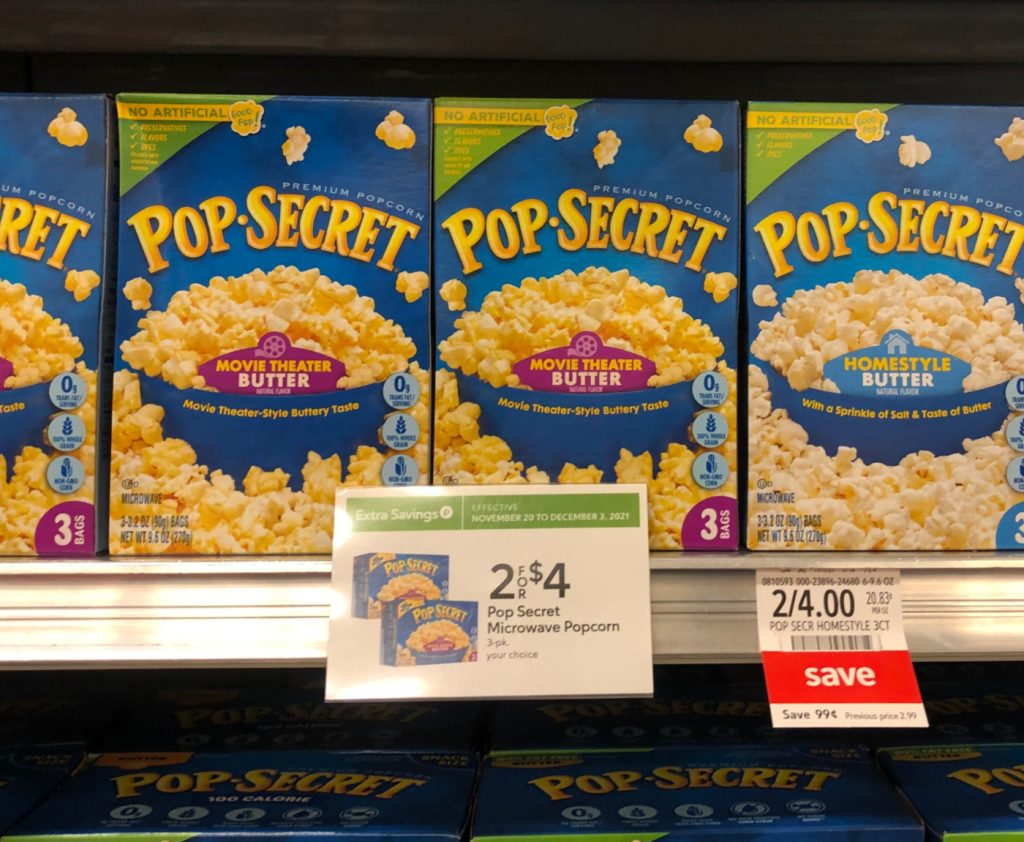 Pop Secret Popcorn 3Pack Only 1.50 At Publix iHeartPublix