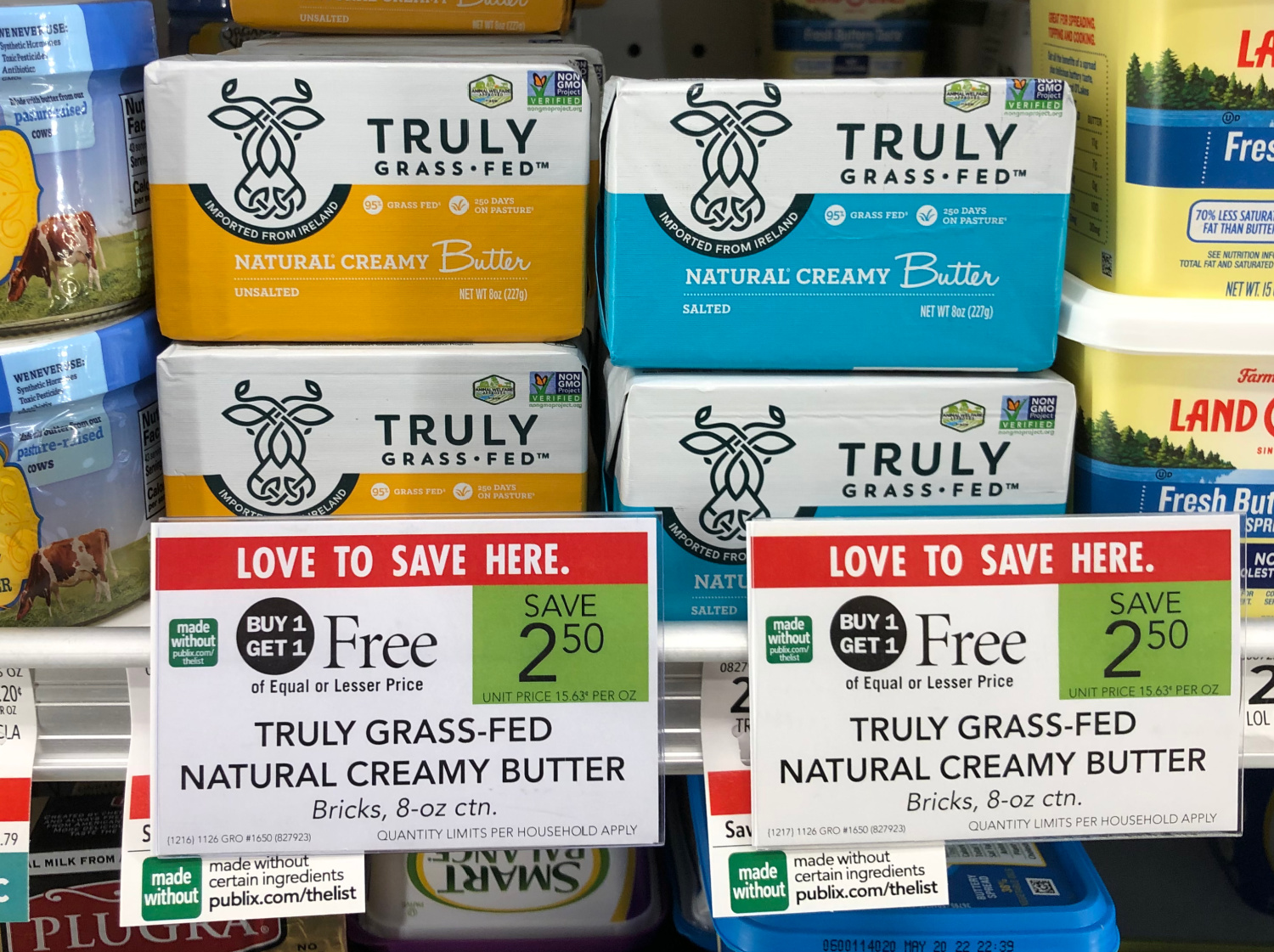 Truly Grass-Fed Natural Creamy Butter Just 25¢ After Coupon At Publix on I Heart Publix