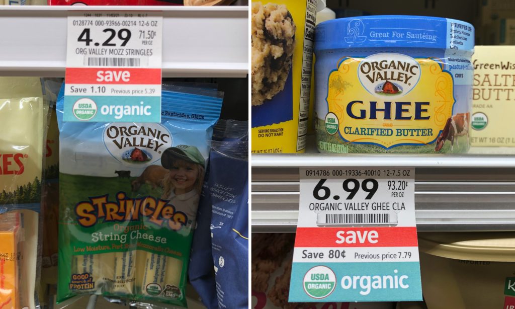 Organic Valley Stringles Cheese Just 3.29 At Publix (Plus Cheap Ghee
