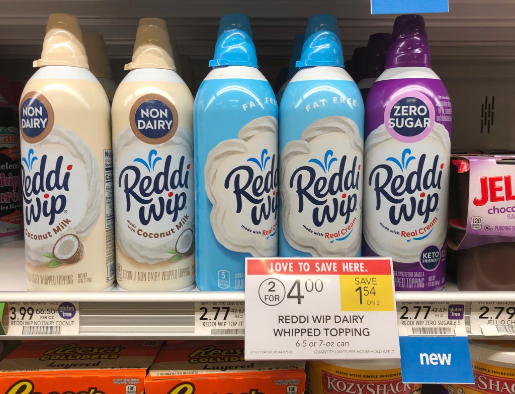 ReddiWip Zero Sugar Just 1.50 At Publix iHeartPublix