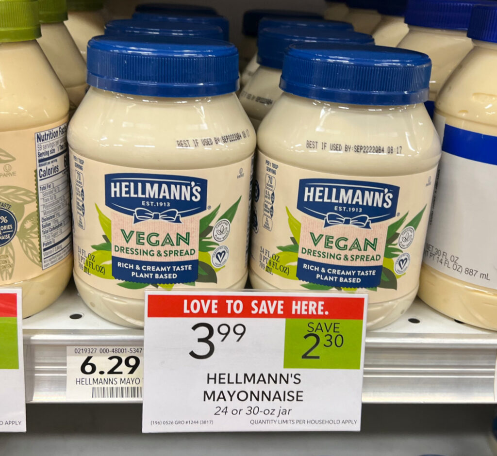 Hellmann’s Vegan Mayonnaise As Low As 1.99 At Publix iHeartPublix