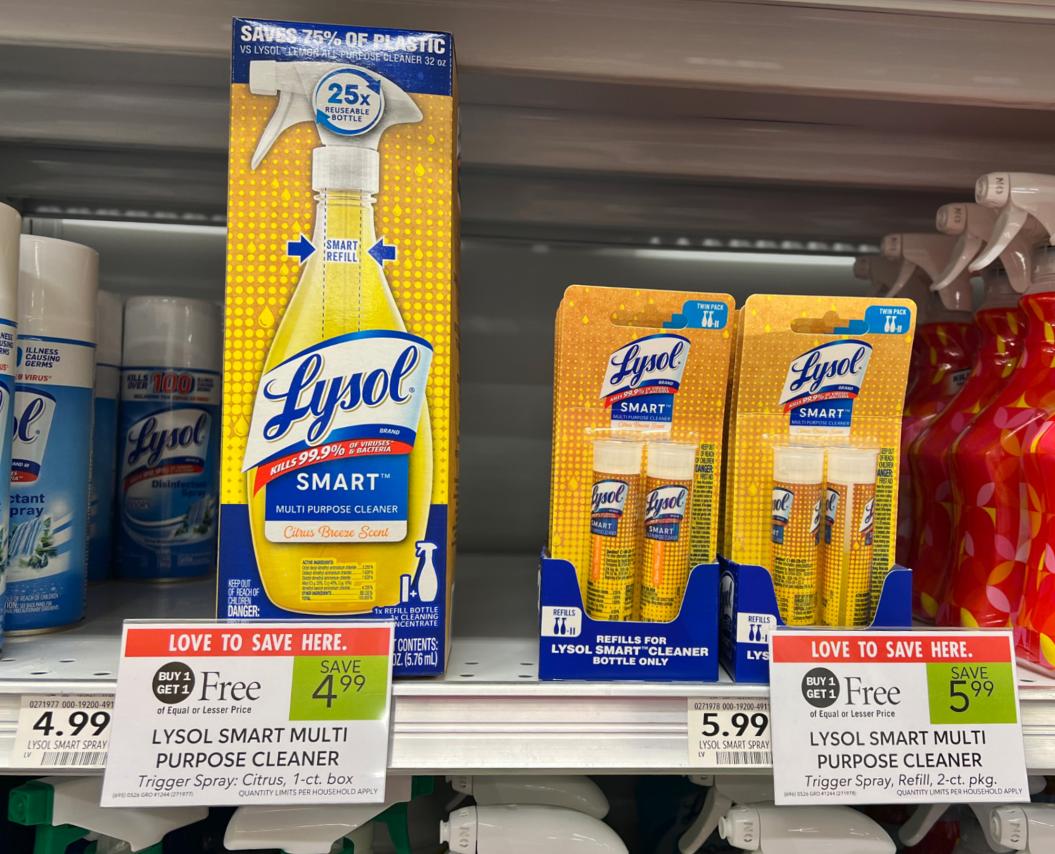 Lysol Smart Multi Purpose Cleaner Starter Kit As Low As 1.95 At Publix